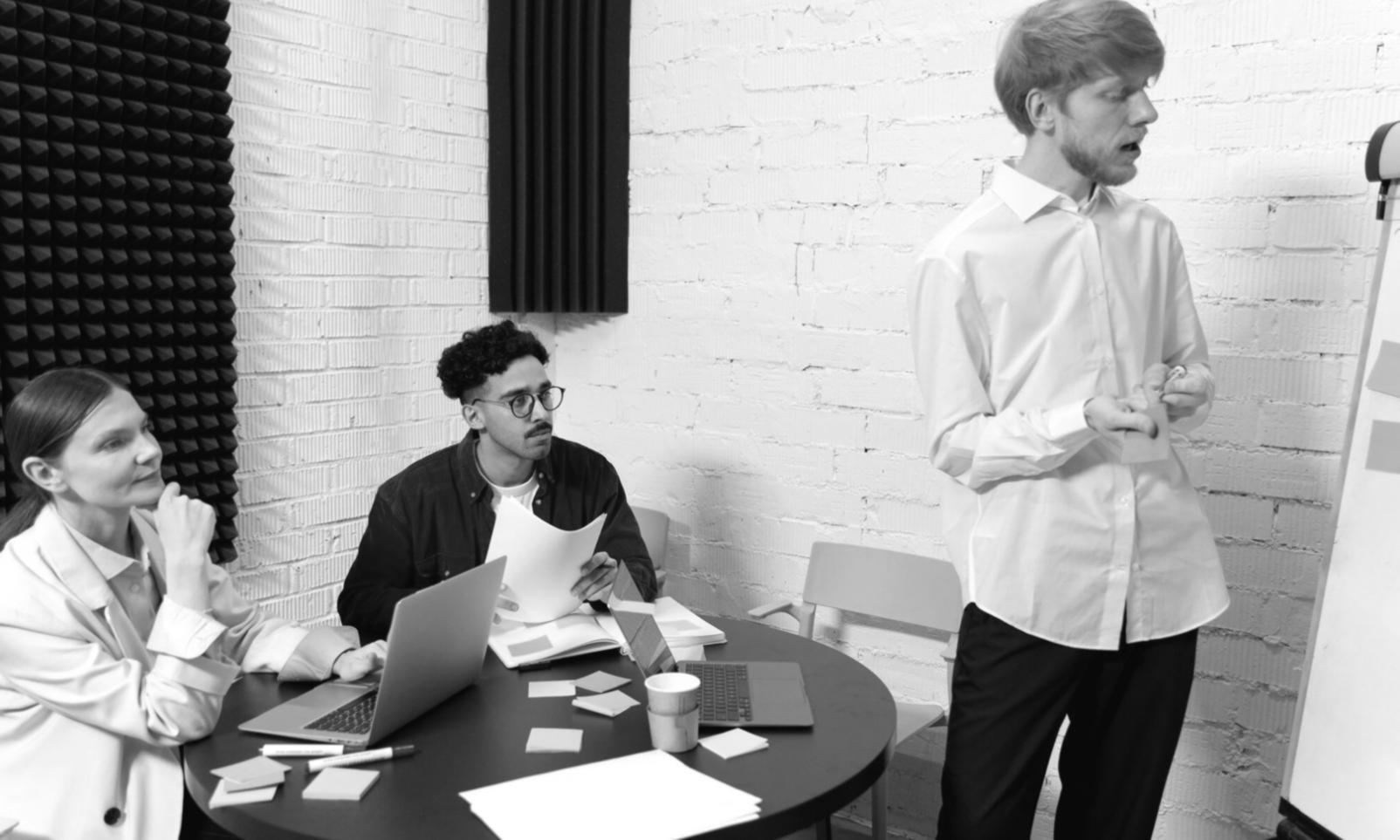 Sesión de trabajo colaborativo